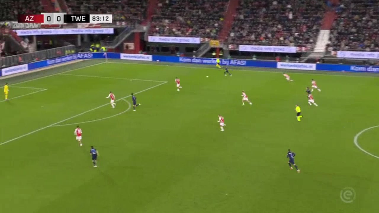 AZ Alkmaar 0-1 Twente — Sondre Orjasaeter 84'