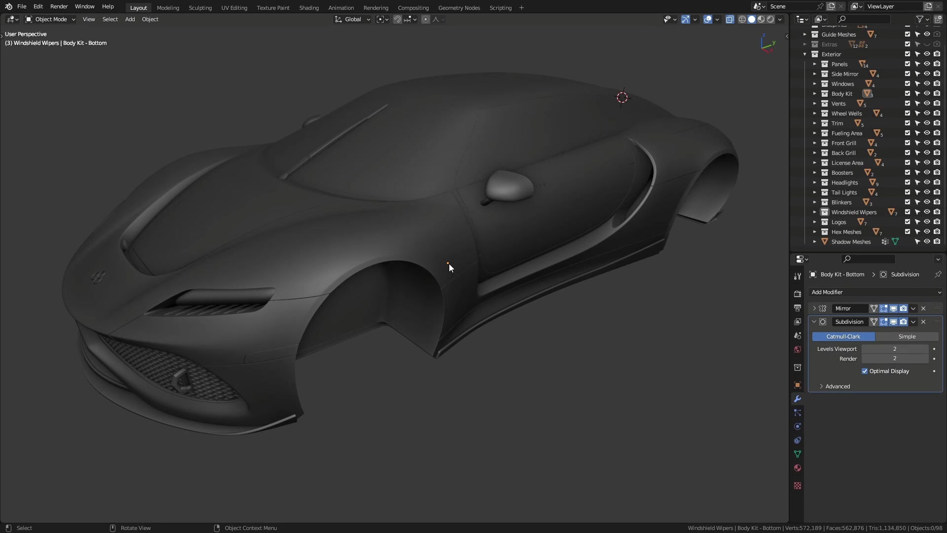 B3D - Cars IO - 17 - Modeling - Exterior - Wheels - 01 - Rims