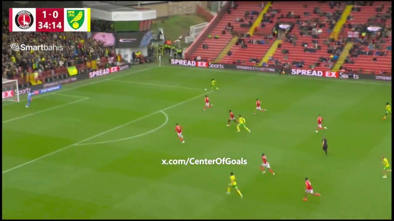 Charlton Athletic 1-1 Norwich City — Paris Maghoma 35'