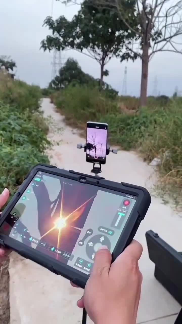 Cutting a tree branch using laser