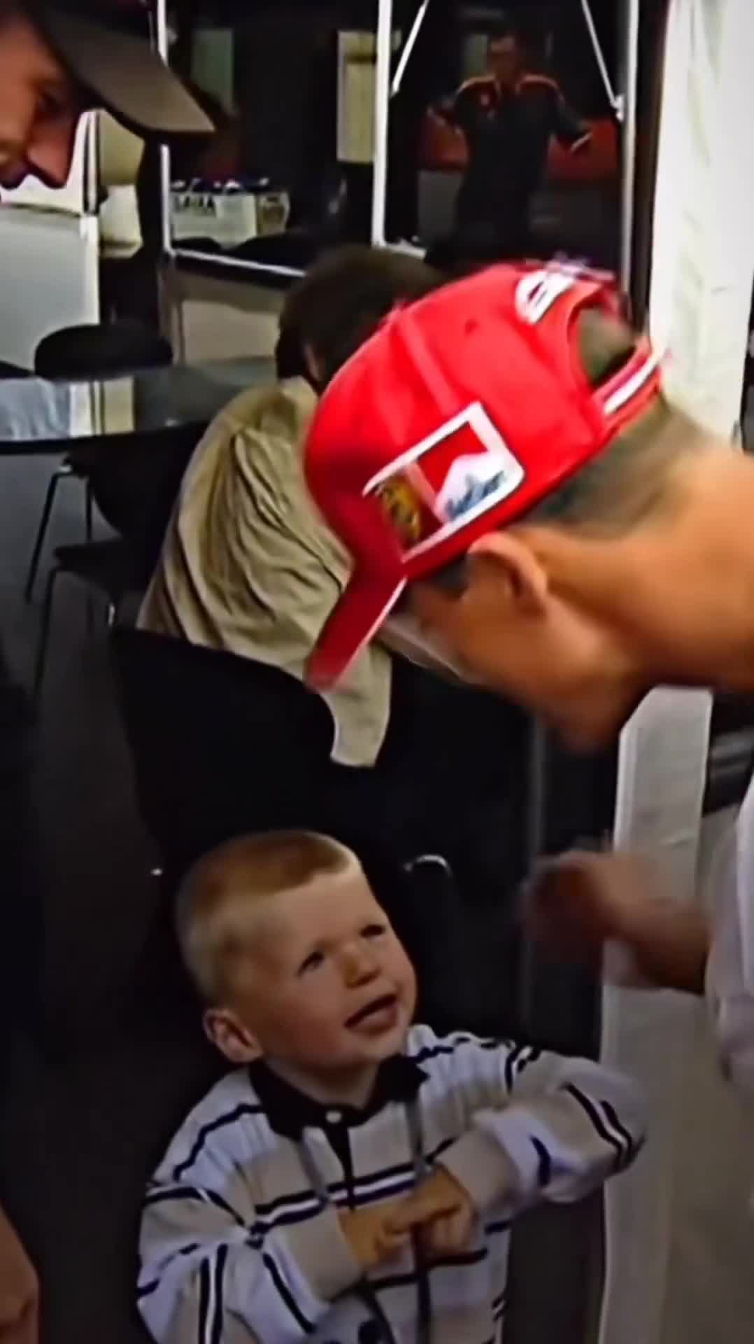 The exact moment when Max Verstappen was blessed