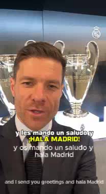 The first message as Real Madrid manager
