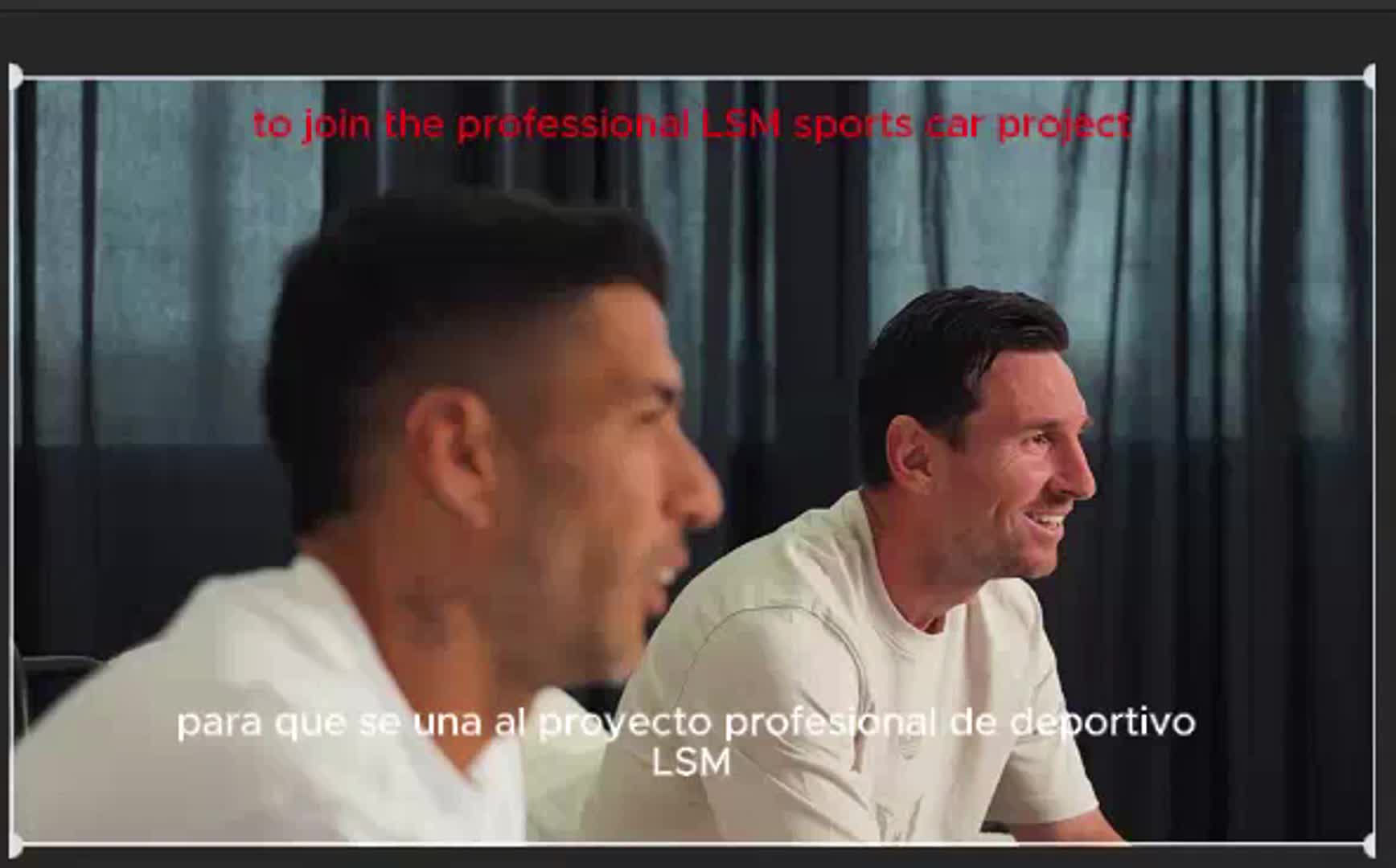 Luis Suárez and Messi establish the LSM sports center.