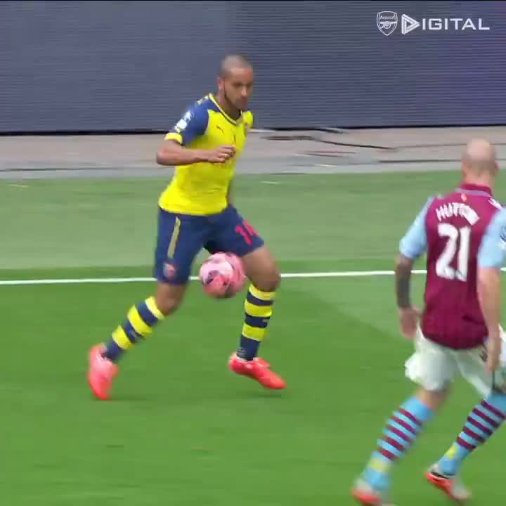 Theo Walcott breaking the deadlock in the FA Cup final, 10 years ago today