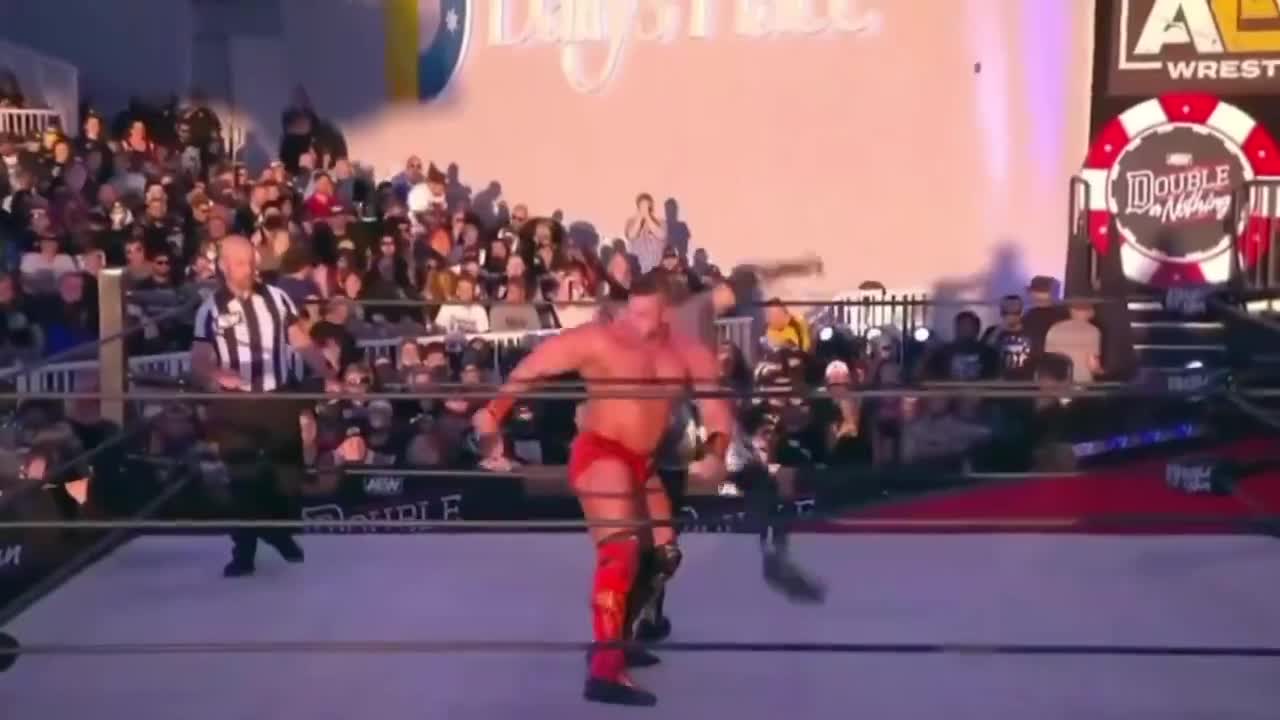 Hangman Page and Brian Cage opened Double Or Nothing PPV