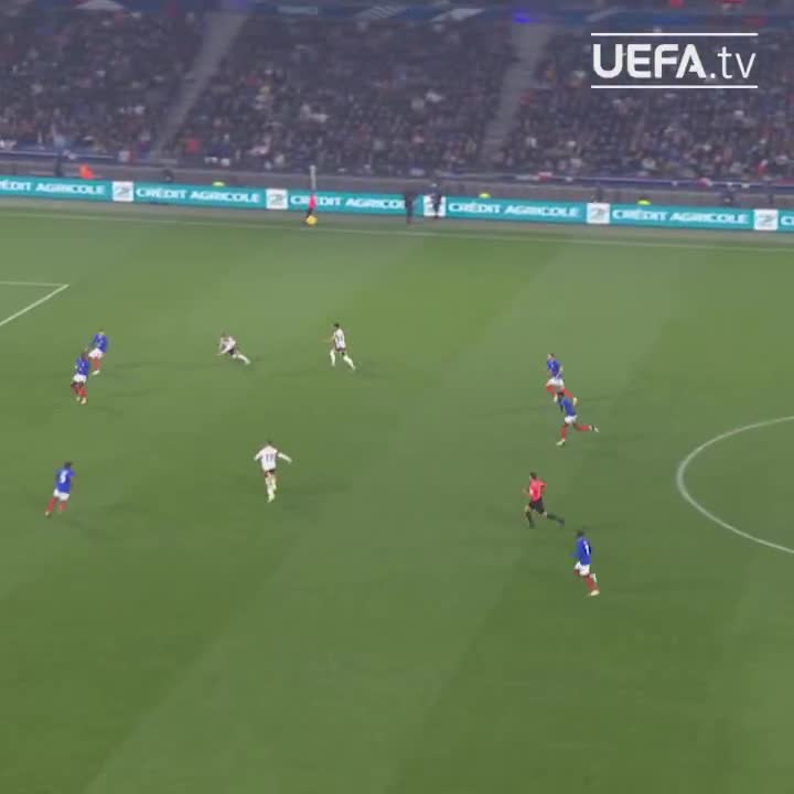 Florian Wirtz wins the goal of the year award for his goal against France after 7 seconds