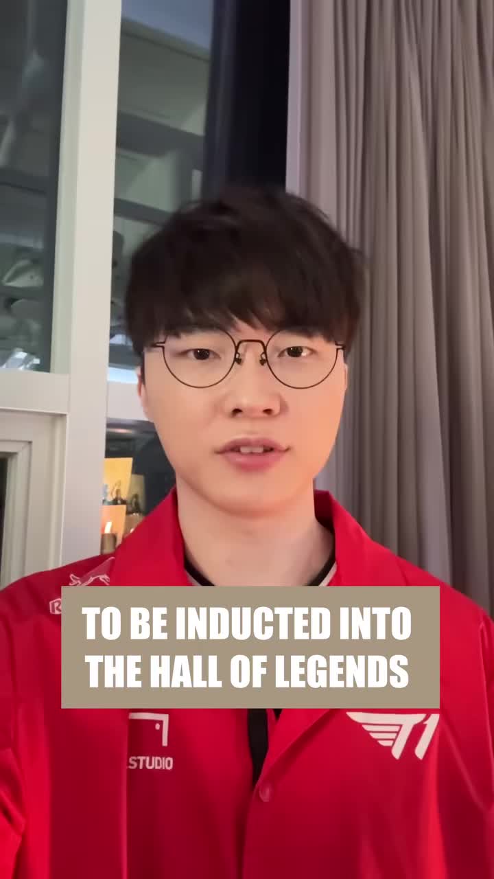 Faker Uzi, I heard that you are the second player to be inducted into the Hall of Legends.