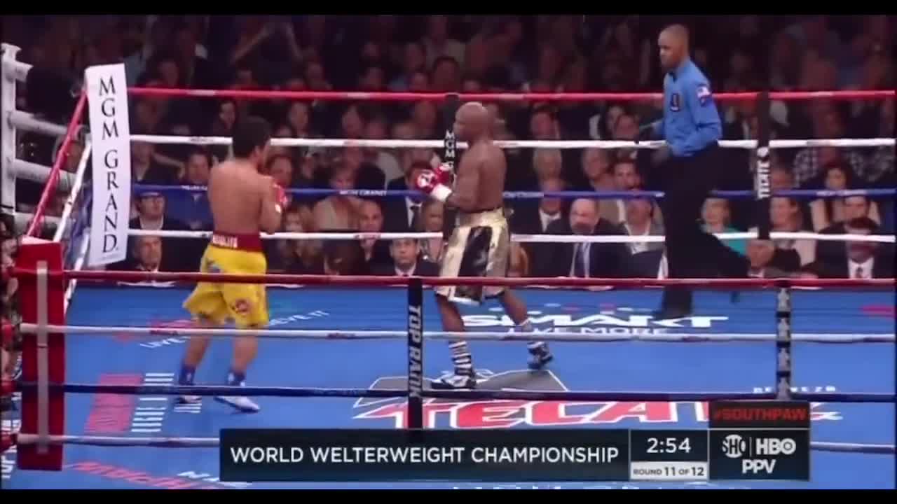 Mayweather vs Pacquiao – Round 11