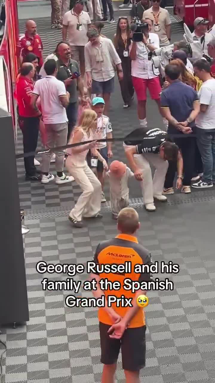 George Russell, the family man