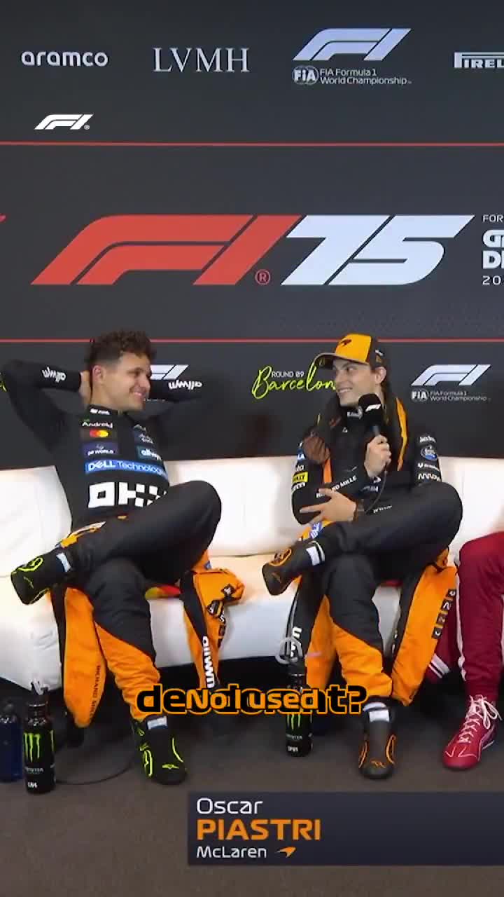 It's official! Oscar Piastri uses chocolate deodorant