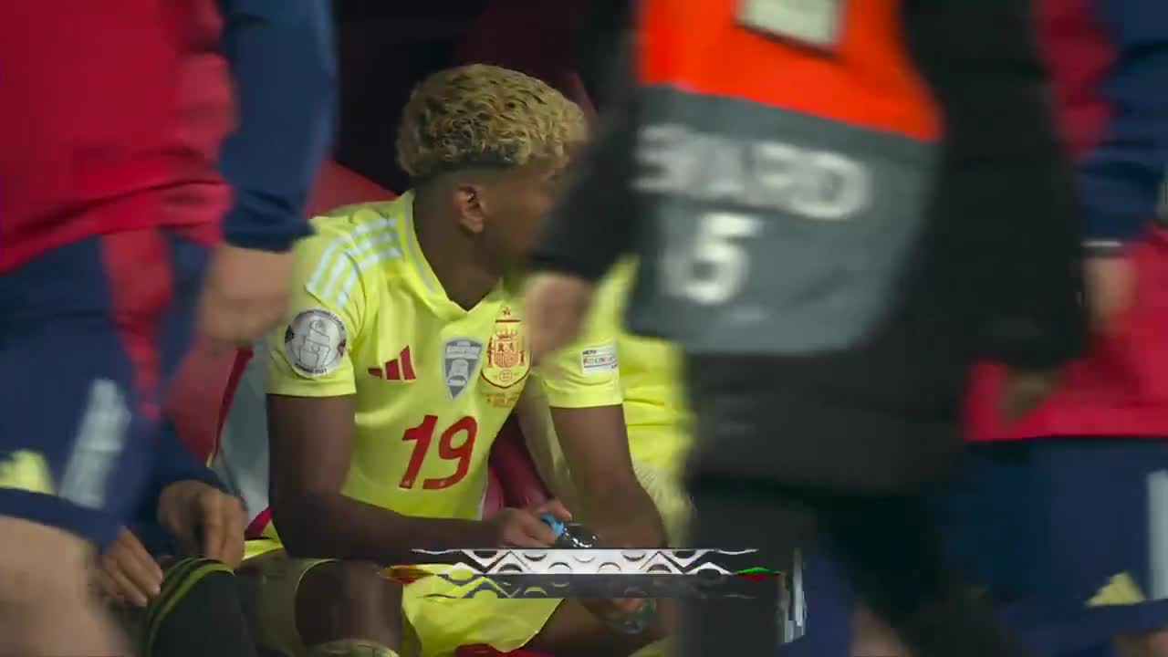 No Lamine Yamal for Spain as he's subbed off in the second half of extra time