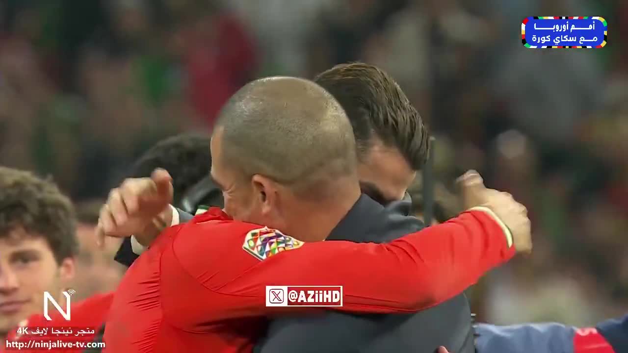 The moment Pepe congratulated Ronaldo on winning the 2025 Nations League