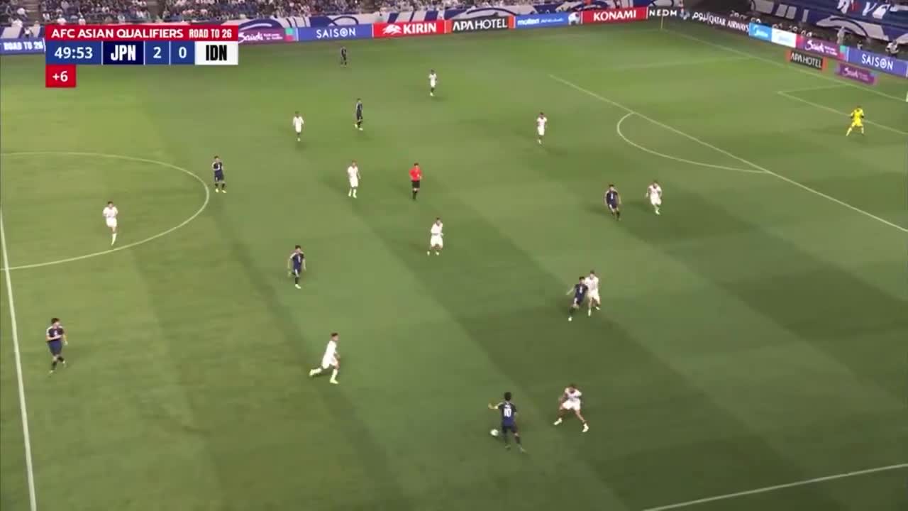 Japan [3]-0 Indonesia