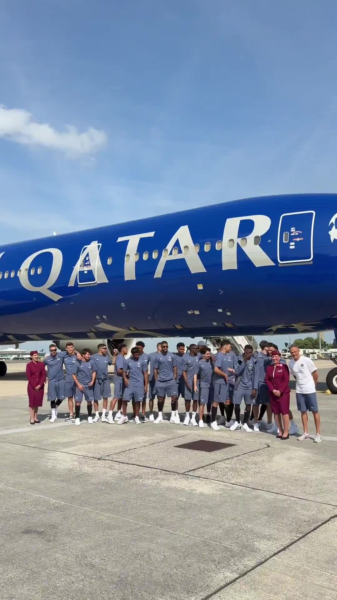 European champions PSG on their way to Los Angeles for the Club World Cup