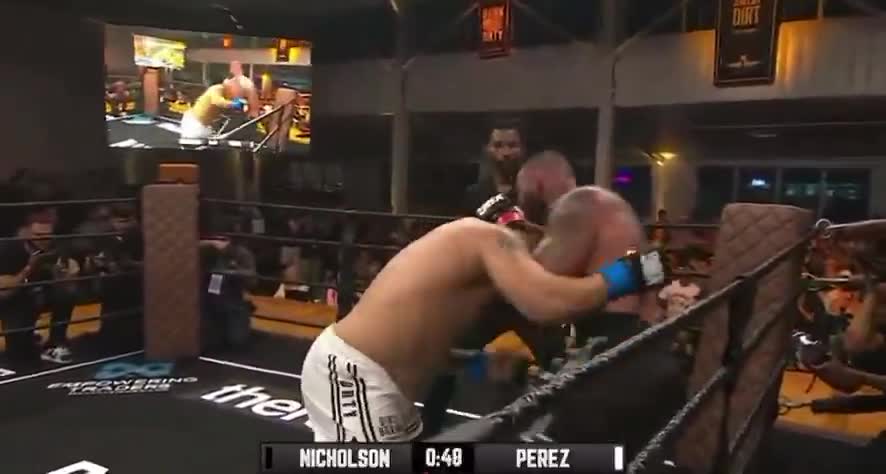 Rob Perez knocks out Alex Nicholson
