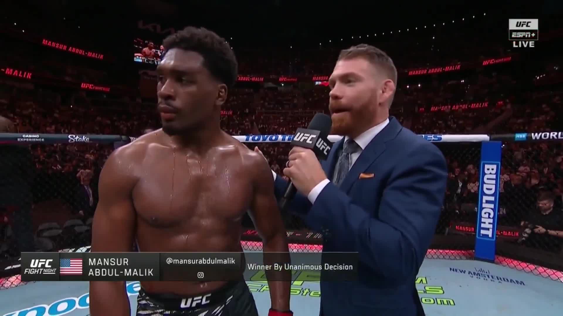 Mansur Abdul-Malik Post Fight Interview ...