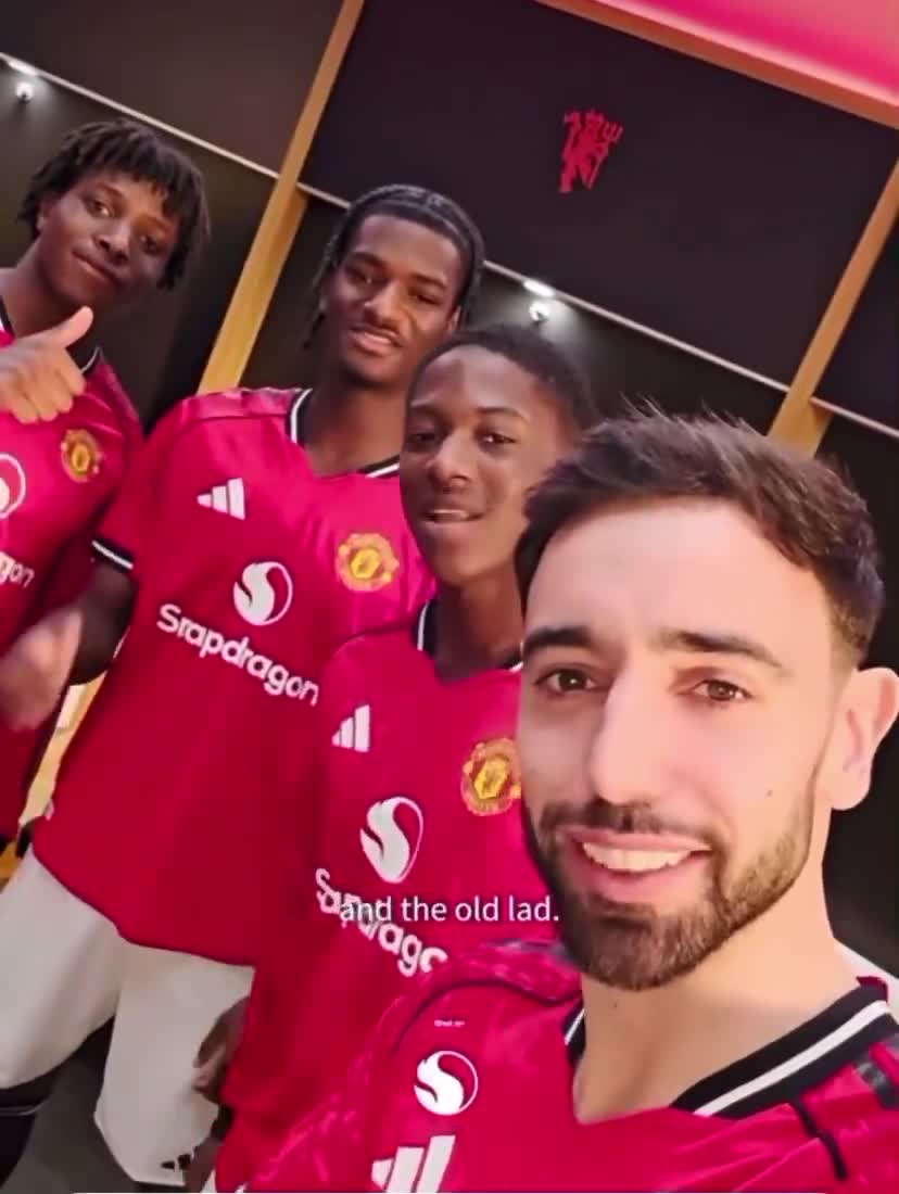 Captain Bruno and the young lads