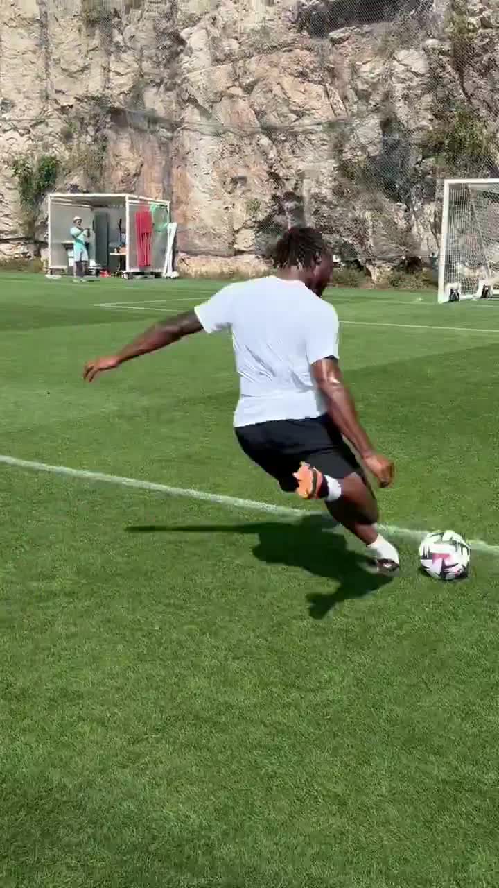 Bournemouth forward Antoine Semenyo getting ready for the new season