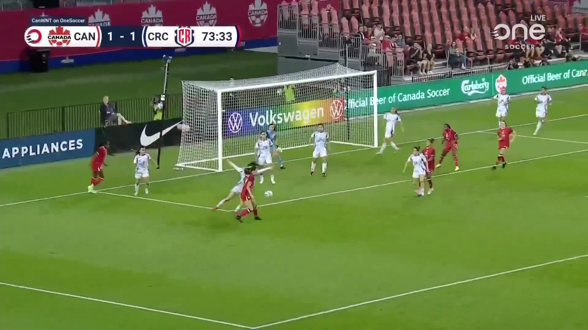 Canada W [2] - 1 Costa Rica W