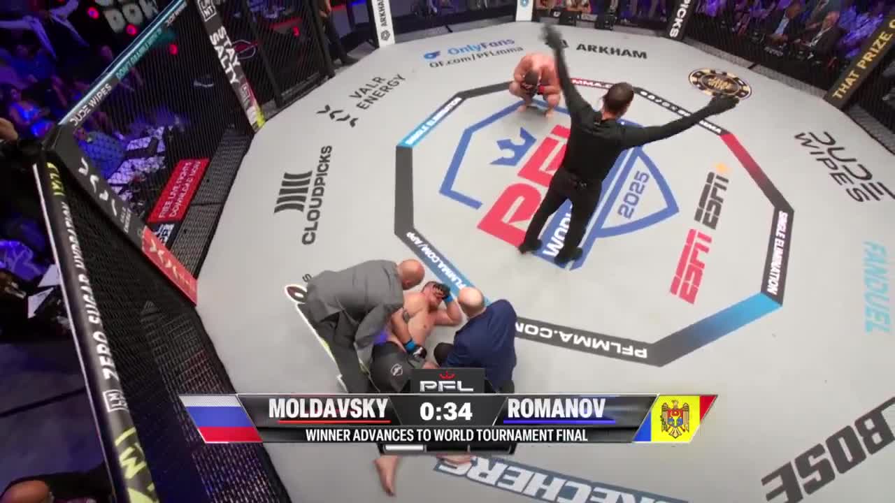 [SPOILER] Moldavsky vs Romanov – Fight stopped abruptly at PFL 7