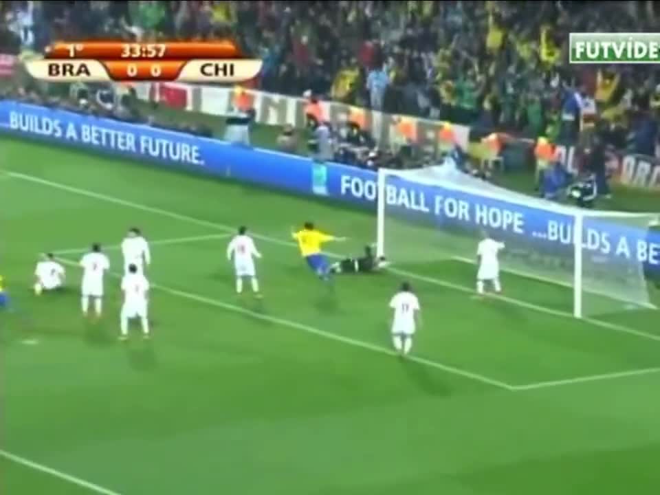 On this day 15 years ago, Brazil 3–0 Chile - Round of 16, World Cup 2010