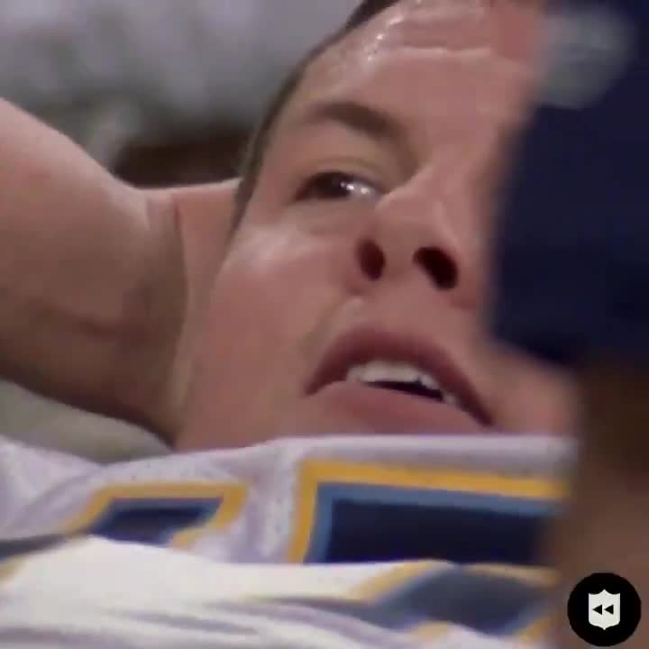 Throwback, Philip Rivers played the AFC Championship game with a torn ACL, the definition of toughness!