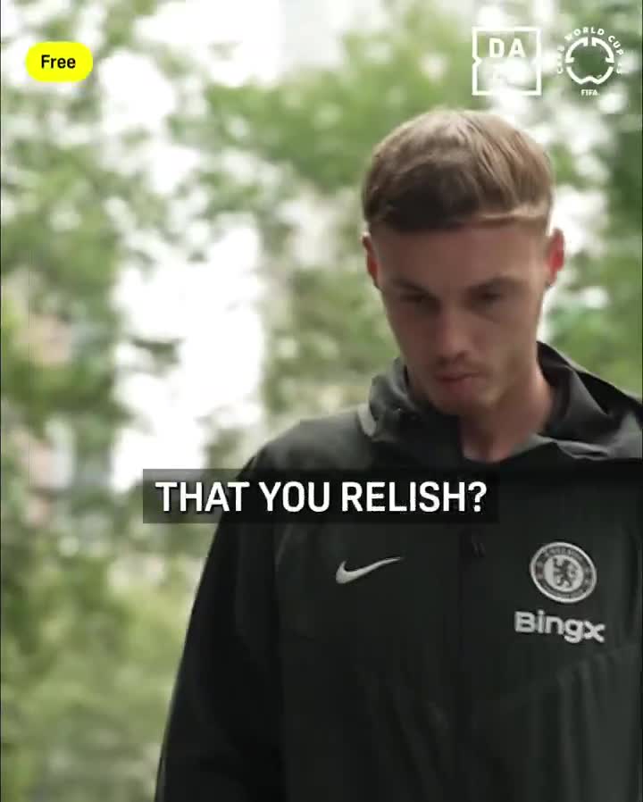 No pressure coming from Cole Palmer, but he knows what he has to do for the final against PSG.