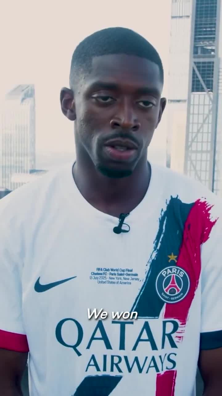 Ousmane Dembélé's interview ahead of the final against Chelsea