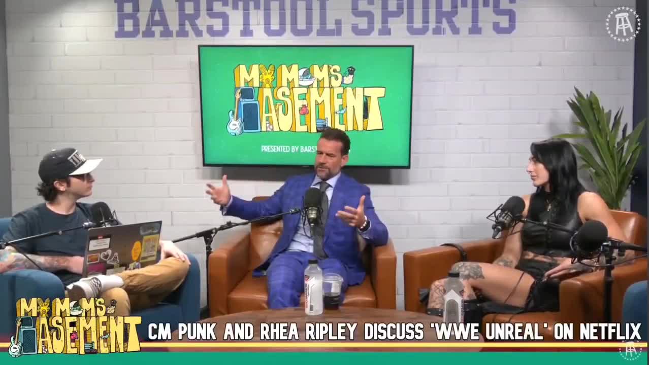 CM Punk says he gets upset when Rhea Ripley's not on a WWE show