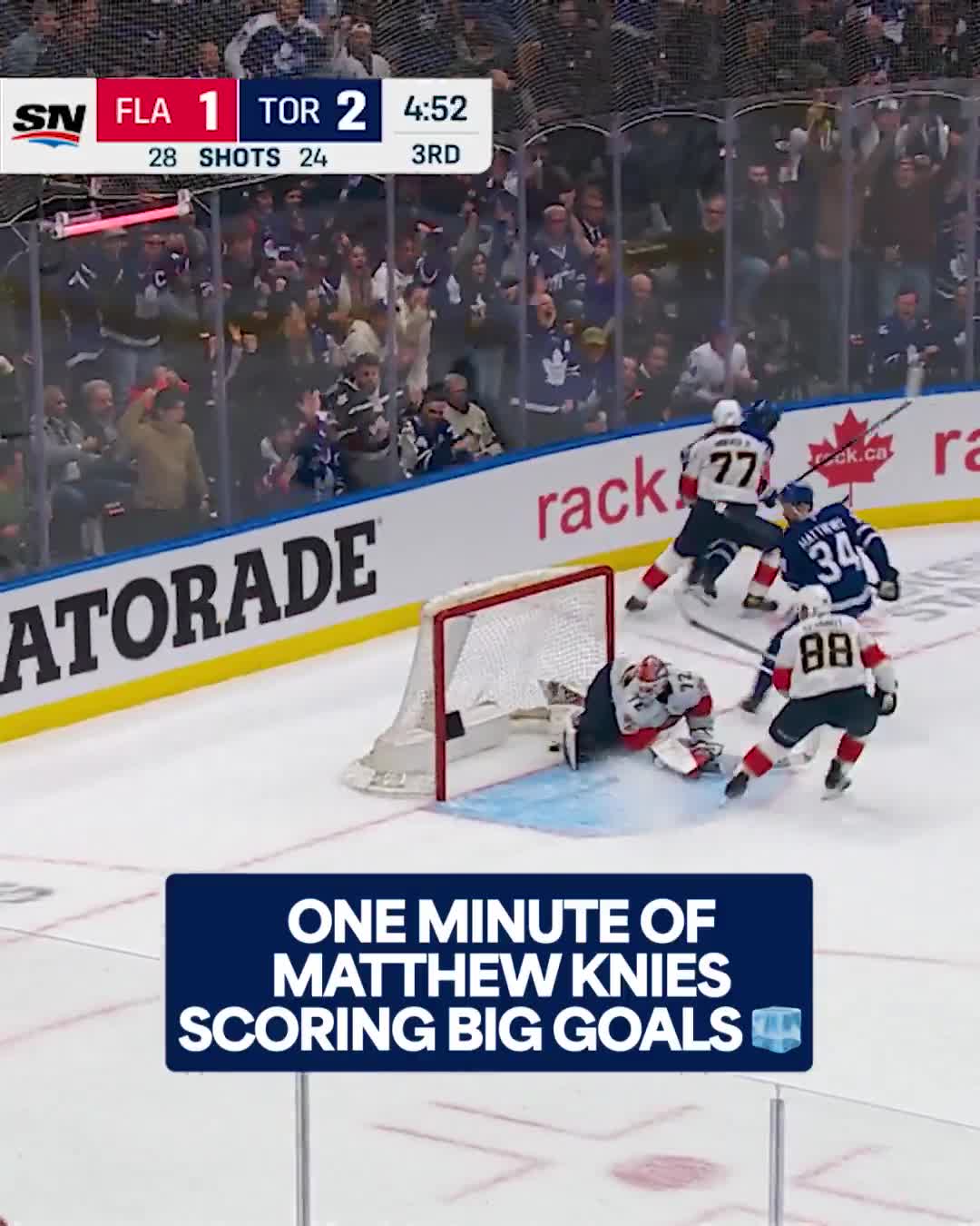 Matthew Knies has the clutch gene.