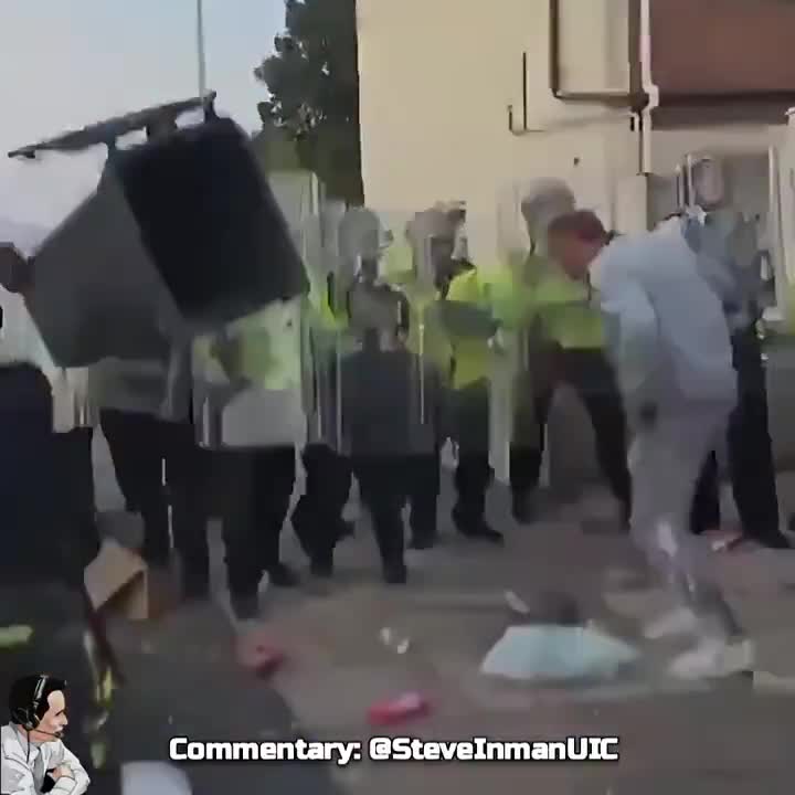 His dancing abilities could not stop the riot
