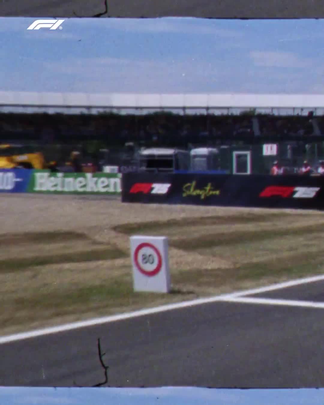 The Silverstone GP, filmed with a handheld camera from 1975