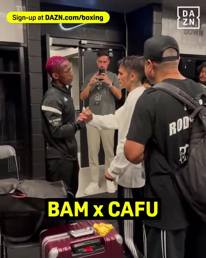 Bam and Cafu showing each other respect ...