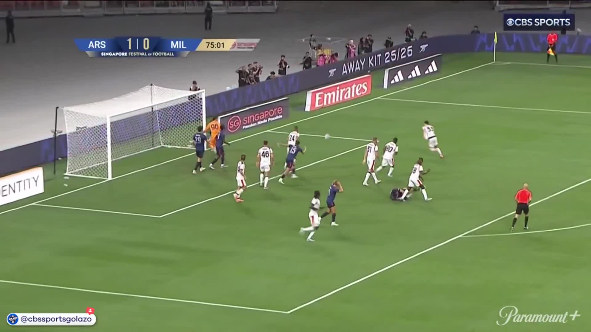 Torriani   save against Arsenal 76'