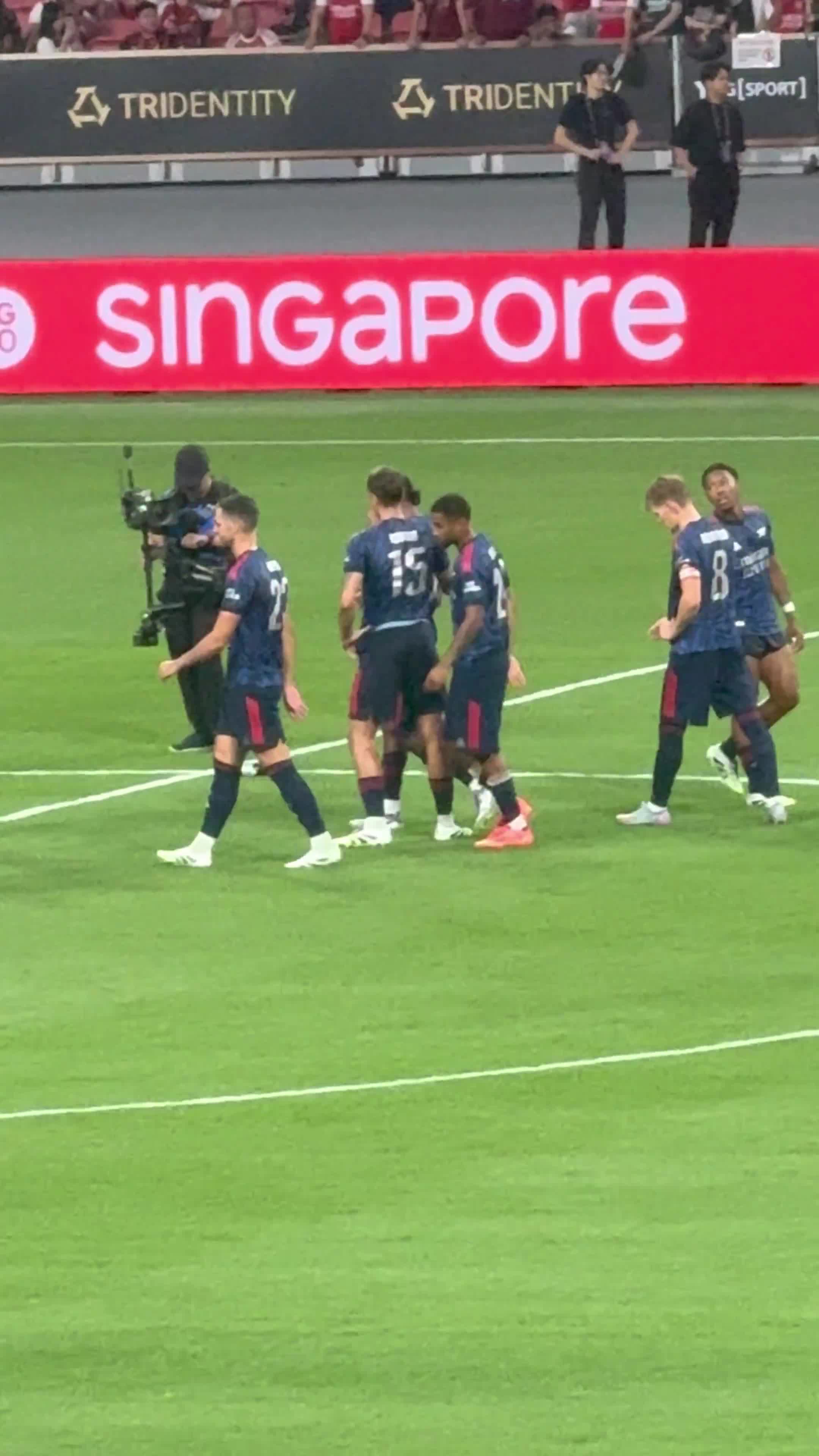 Nice touch by Merino to go straight to 15-year-old Salmon after he missed his penalty