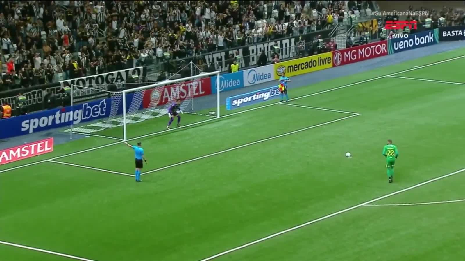 Everson's penalty that qualified Atlético-MG in the Copa Sudamericana!