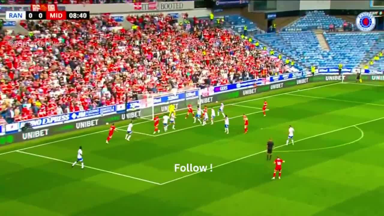Rangers 0-1 Middlesbrough
