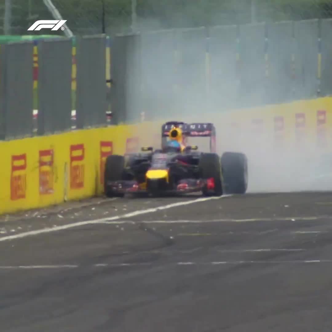 Sebastian Vettel's 360° moment at the 2014 Hungarian GP