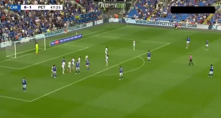 Cardiff City [1]-1  Peterborough United - ColWill 48' (Great goal)