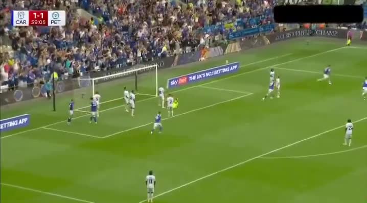 Cardiff City [2]-1 Peterborough United - Kpakio 60'