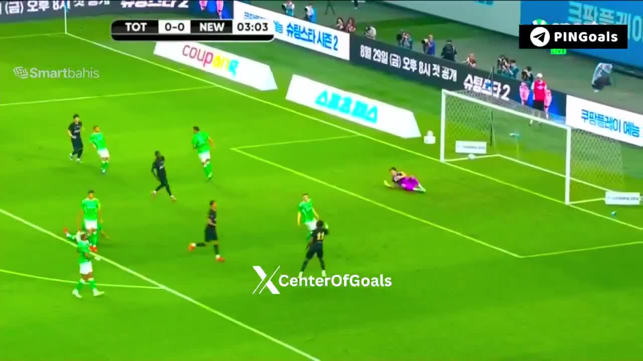 Newcastle 0 - [1] Tottenham - Brennan Johnson 4'