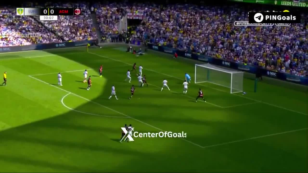 Santiago Gimenez - Leeds 0-1 Milan Mexi...