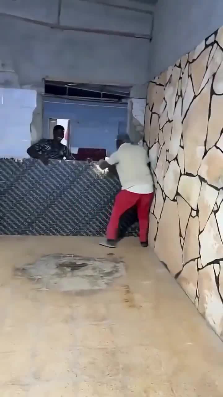 Man pranks his friend by unleashing a lion on him