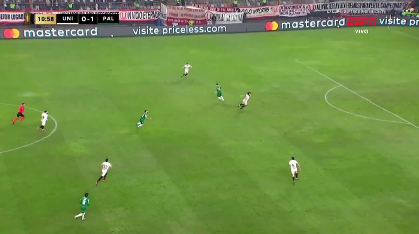 Universitario 0 - [2] Palmeiras - Jose Manuel Lopez 12'