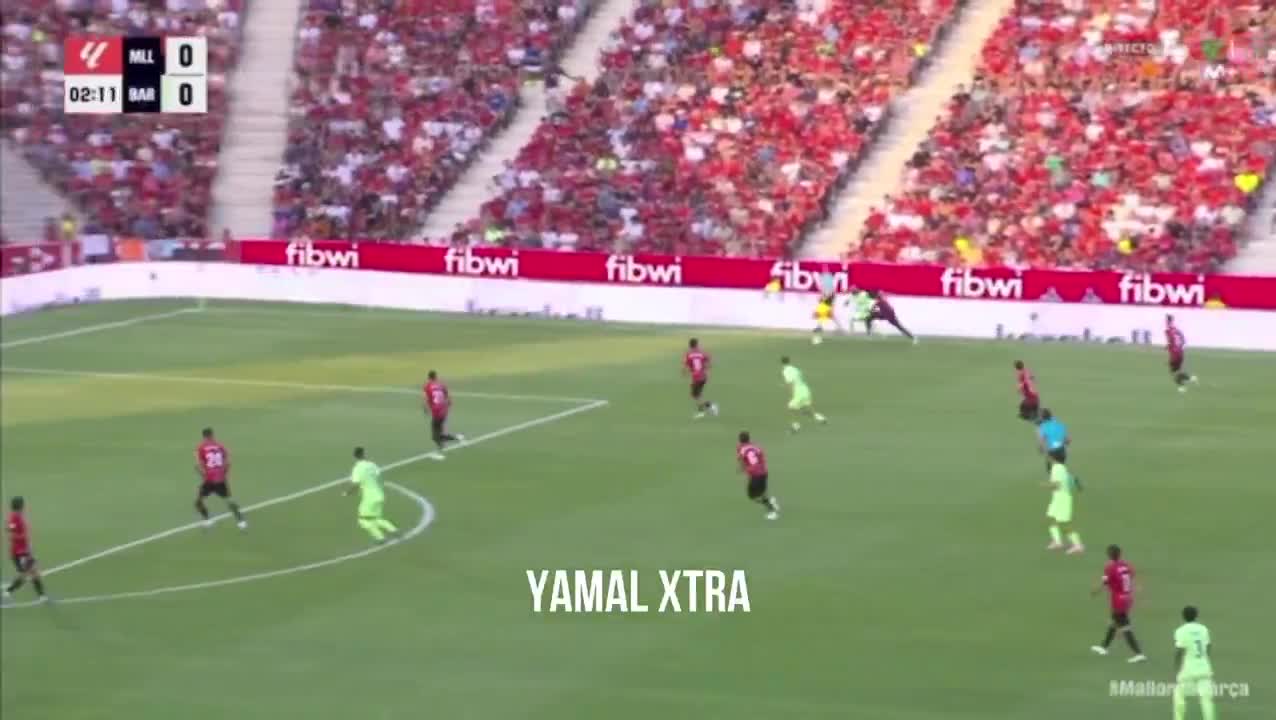 Yamal' skill againts Mallorca