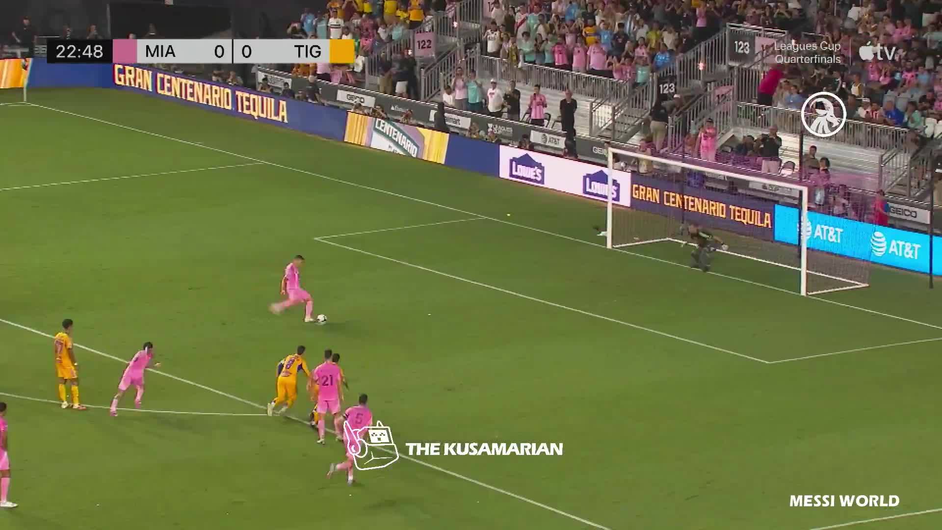 Inter Miami FC [1] - 0 Tigres -  Luis Suárez (P) 23'