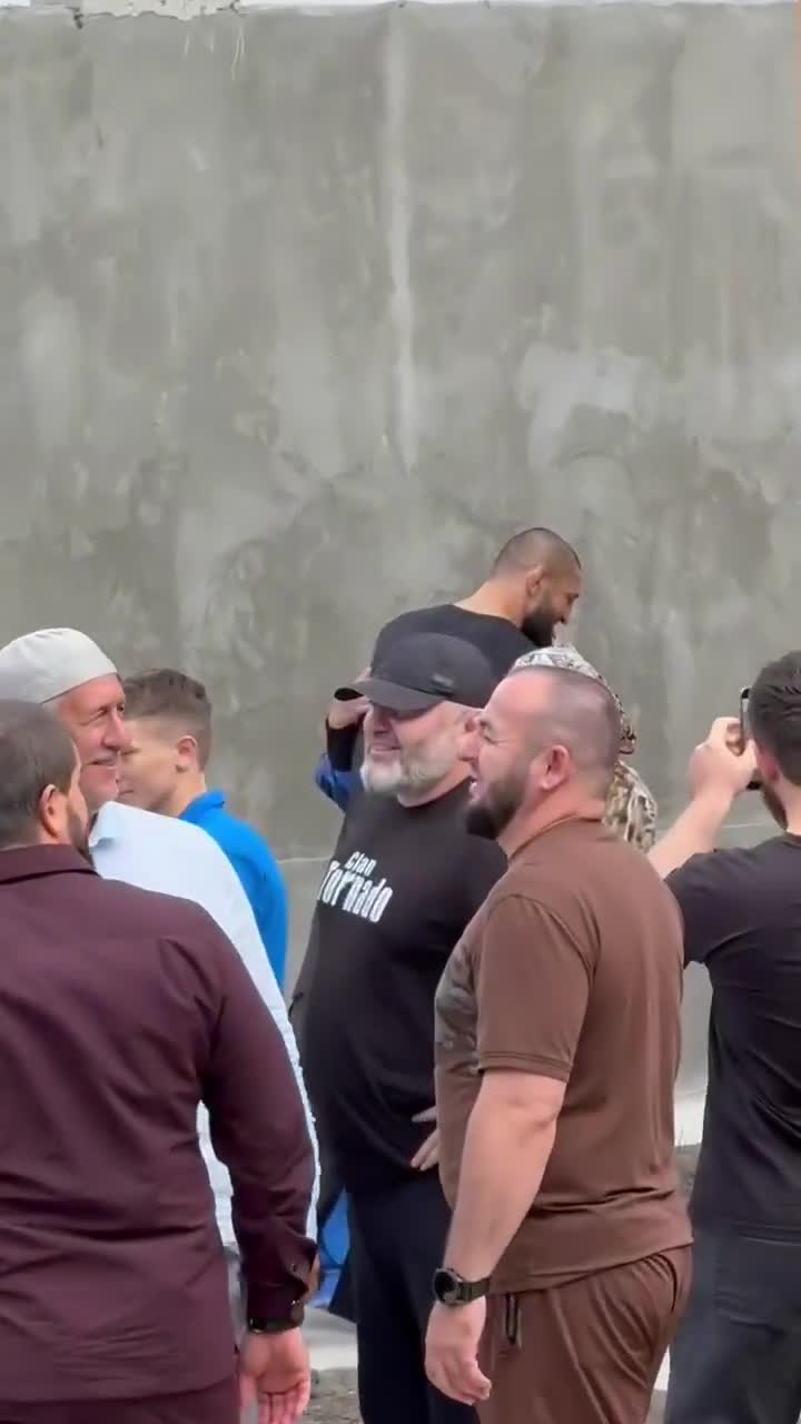 Khamzat Chimaev visited his mother after winning the UFC middleweight title