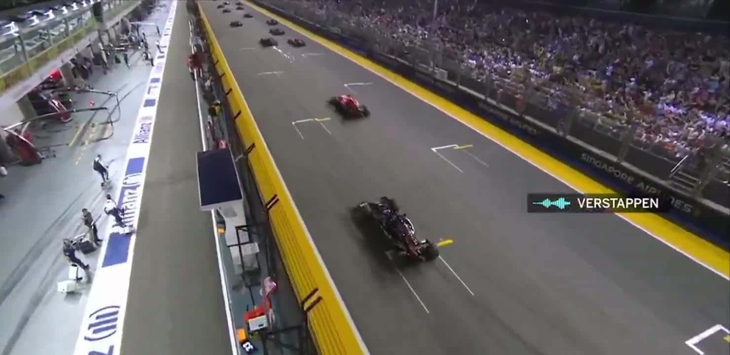 Max Verstappen finishes P8 after early engine stall and pit lane restart