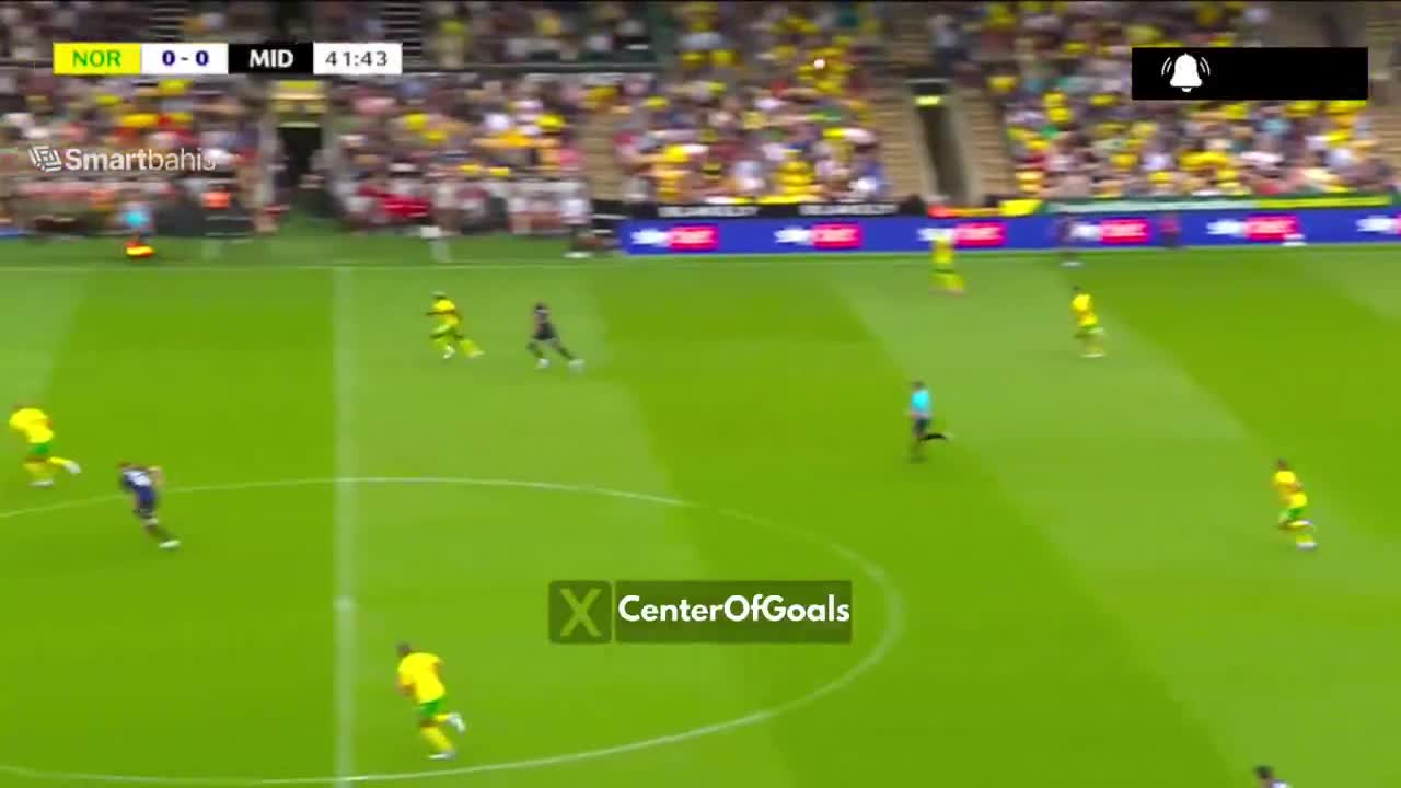 Norwich City 0-1 Middlesbrough