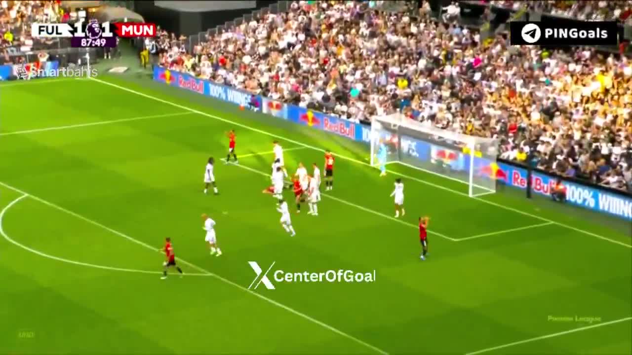 Harry Maguire chance against  Fulham 88'